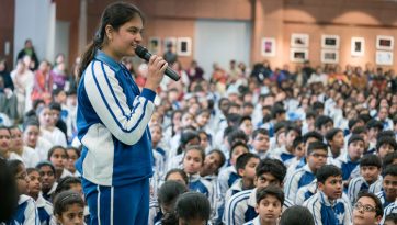 インド商工会議所連合会女性部とマザーズ・インターナショナル・スクールでご講演