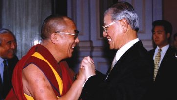 ダライ・ラマ法王、李登輝元台湾総統の死去に哀悼の意を表明