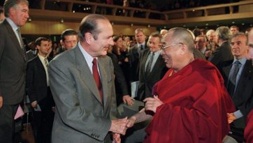 ダライ・ラマ法王、シラク元仏大統領の逝去に哀悼の意を表明