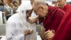 ニューデリーでイスラム教指導者たちとの会議
